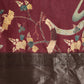 Kanchipuram Pattu Silk Floral Printed Zari Woven Border Saree