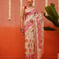 Banarasi Kotha Digital Printed Saree With Zari Border
