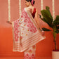 Banarasi Kotha Digital Printed Saree With Zari Border