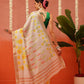 Banarasi Kotha Digital Printed Saree With Zari Border
