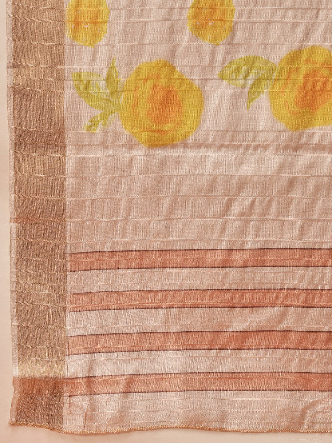 Banarasi Kotha Digital Printed Saree With Zari Border