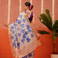 Banarasi Kotha Digital Printed Saree With Zari Border