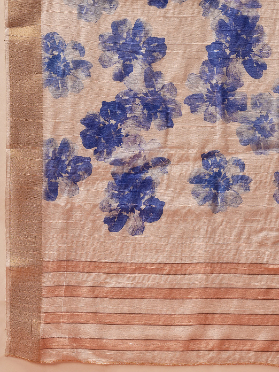 Banarasi Kotha Digital Printed Saree With Zari Border