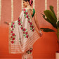 Banarasi Kotha Digital Printed Saree With Zari Border
