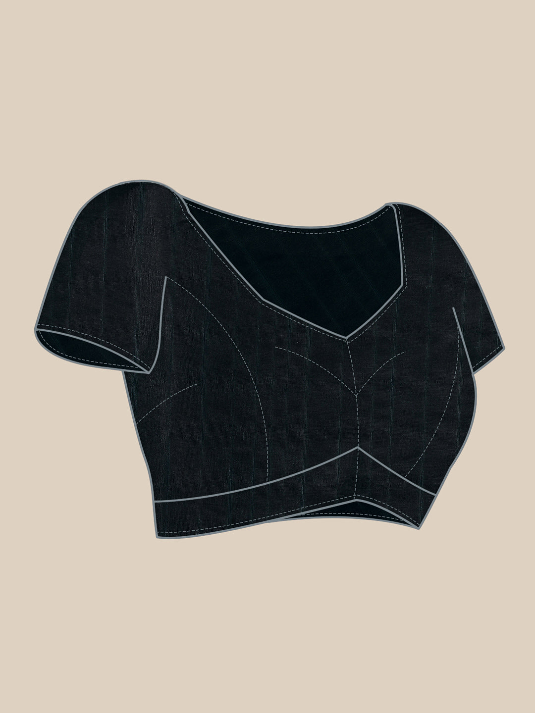 Banarasi Kotha Digital Printed Saree With Zari Border