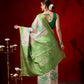 Banarasi Kotha Digital Printed Saree With Zari Border