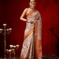 Banarasi Kotha Digital Printed Saree With Zari Border