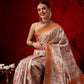 Banarasi Kotha Digital Printed Saree With Zari Border