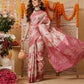 Banarasi Kotha Digital Printed Saree With Zari Border