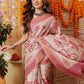 Banarasi Kotha Digital Printed Saree With Zari Border