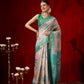 Banarasi Kotha Digital Printed Saree With Zari Border