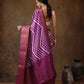 Soft Silk Lahriya Printed Saree with Zari Woven Pallu