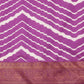 Soft Silk Lahriya Printed Saree with Zari Woven Pallu