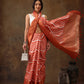 Soft Silk Lahriya Printed Saree with Zari Woven Pallu