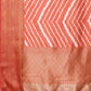 Soft Silk Lahriya Printed Saree with Zari Woven Pallu