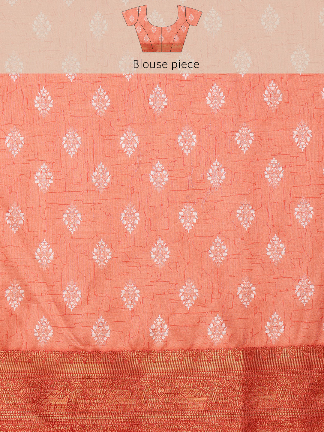 Soft Silk Lahriya Printed Saree with Zari Woven Pallu