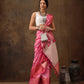 Soft Silk Lahriya Printed Saree with Zari Woven Pallu