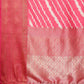 Soft Silk Lahriya Printed Saree with Zari Woven Pallu