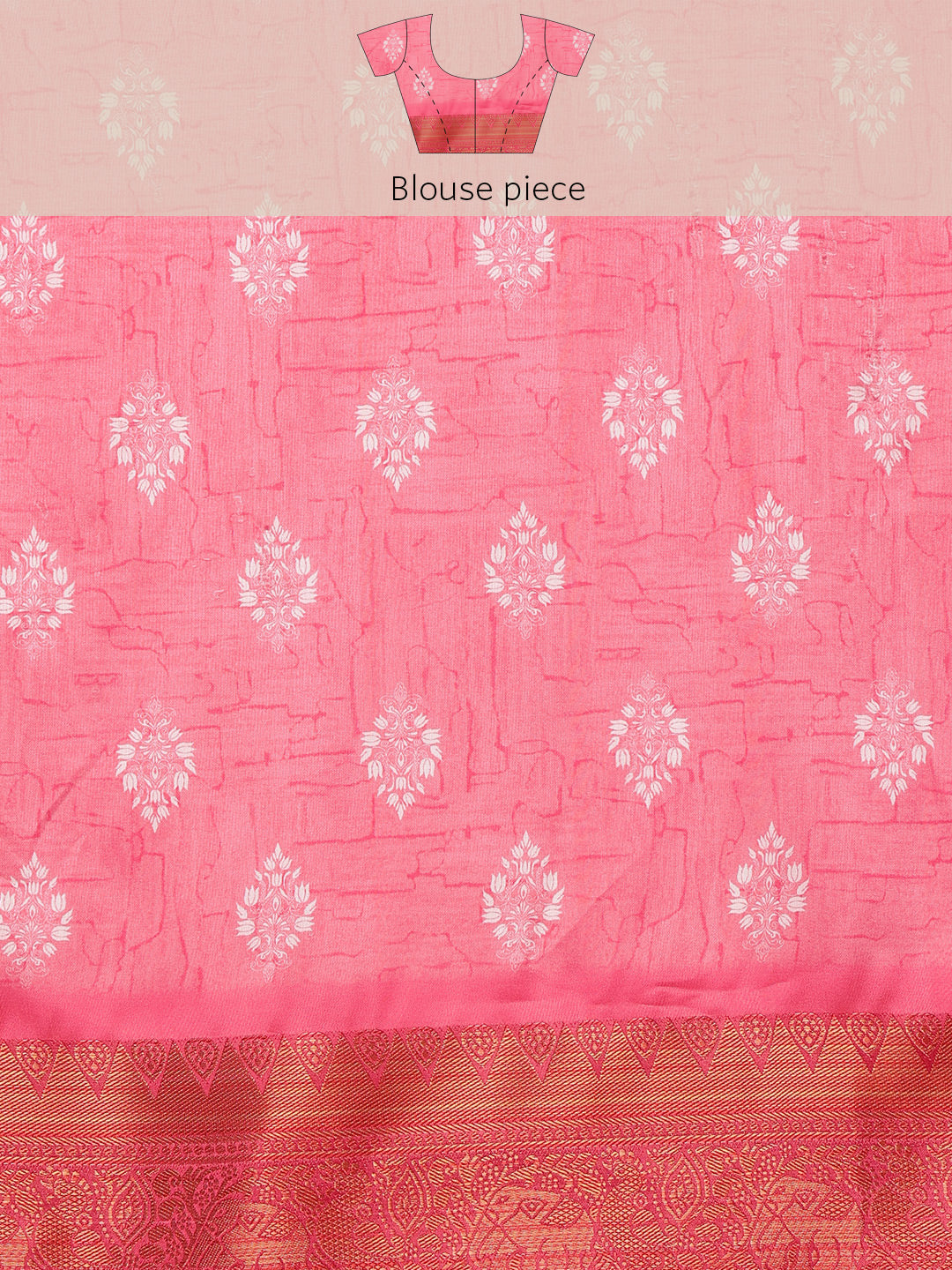 Soft Silk Lahriya Printed Saree with Zari Woven Pallu