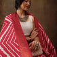 Soft Silk Lahriya Printed Saree with Zari Woven Pallu
