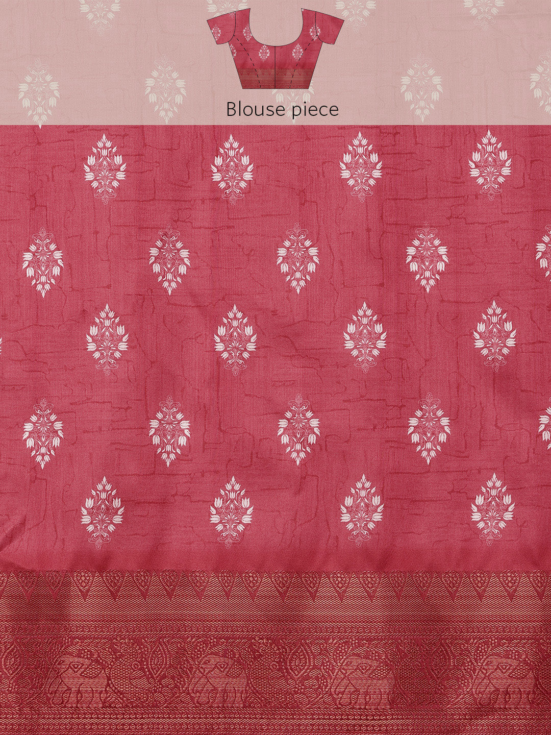 Soft Silk Lahriya Printed Saree with Zari Woven Pallu