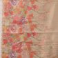 Kota Doria Tissue Silk Printed Saree With Cutwork Border