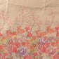 Kota Doria Tissue Silk Printed Saree With Cutwork Border