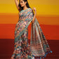 Kanchipuram Pattu Digital Print Silk Saree