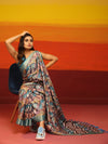 Kanchipuram Pattu Digital Print Silk Saree