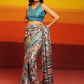 Kanchipuram Pattu Digital Print Silk Saree