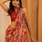 Kanchipuram Pattu Digital Print Silk Saree