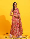 Kanchipuram Pattu Digital Print Silk Saree