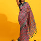 Kanchipuram Pattu Digital Print Silk Saree