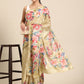 Women's Cotton Blend Floral Print Saree