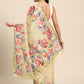 Women's Cotton Blend Floral Print Saree
