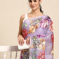 Women's Cotton Blend Floral Print Saree
