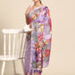 Women's Cotton Blend Floral Print Saree