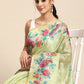 Women's Cotton Blend Floral Print Saree