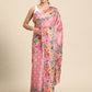 Women's Cotton Blend Floral Print Saree