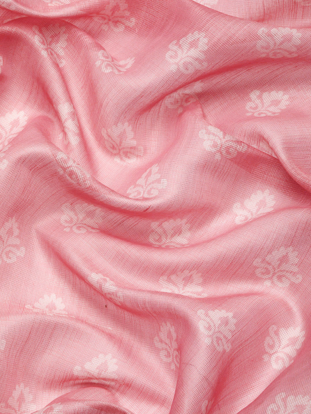 Women's Cotton Blend Floral Print Saree