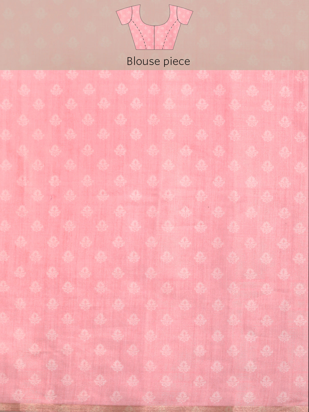Women's Cotton Blend Floral Print Saree