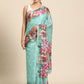 Women's Cotton Blend Floral Print Saree