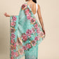 Women's Cotton Blend Floral Print Saree