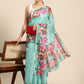 Women's Cotton Blend Floral Print Saree