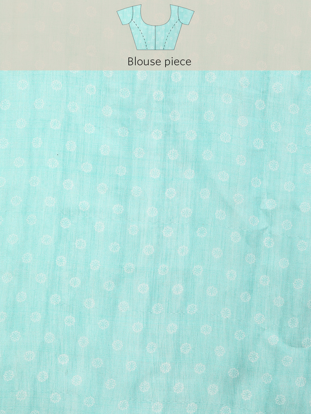 Women's Cotton Blend Floral Print Saree