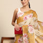 Women's Cotton Blend Floral Print Saree