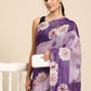 Women's Cotton Blend Floral Print Saree