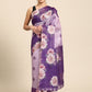 Women's Cotton Blend Floral Print Saree