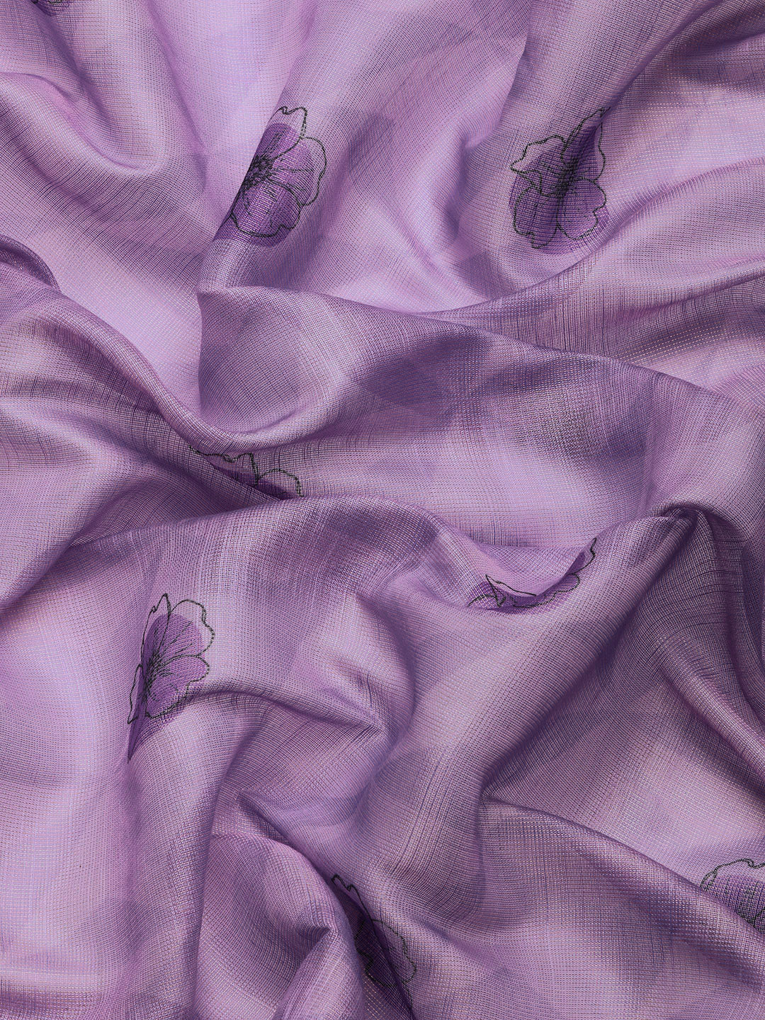 Women's Cotton Blend Floral Print Saree