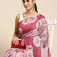 Women's Cotton Blend Floral Print Saree